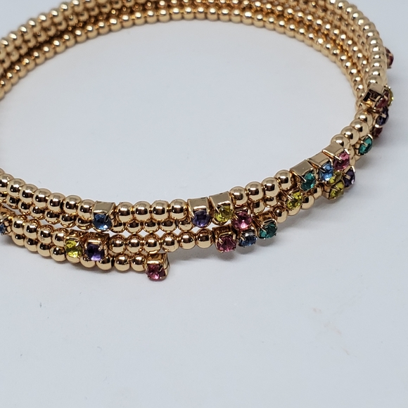 Nordstrom NEW Adjustable Bead & Crystal Bracelet - Picture 6 of 8
